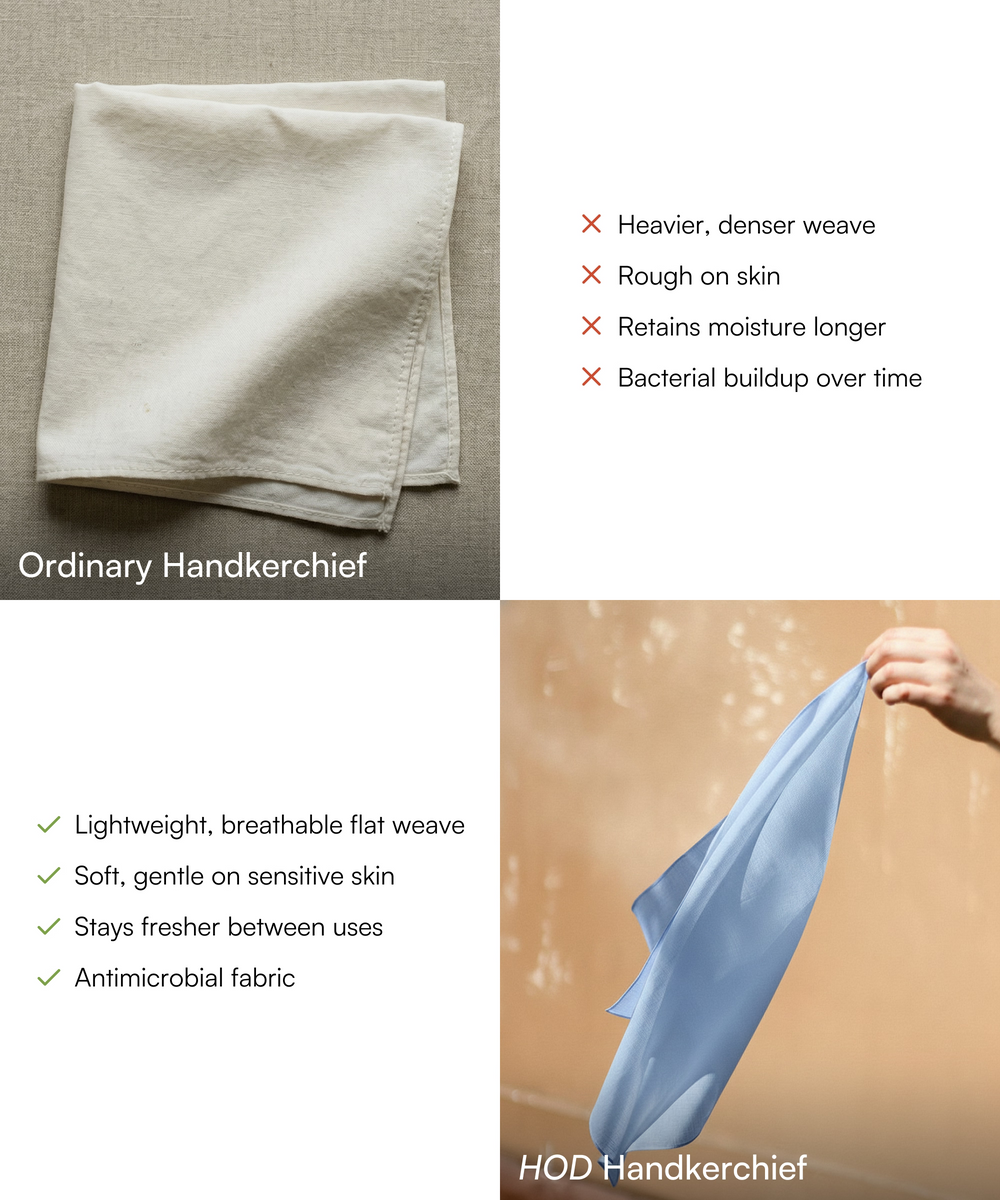 Aluvera Handkerchief | solid | 40X40 cm | Pack of 6