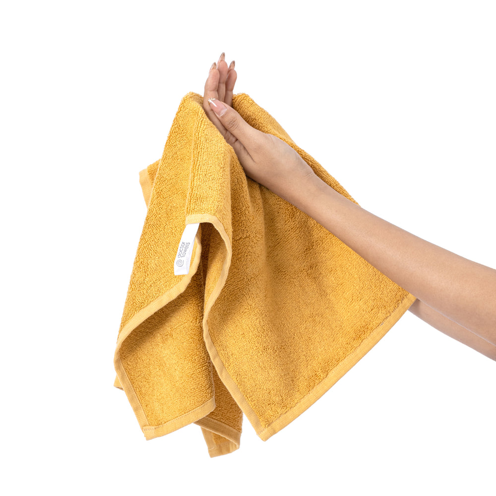 Banana Terry Hand Towel | 40 x 60 cm | Pack of 2