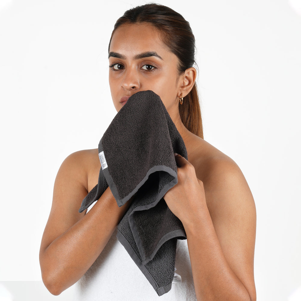 Banana X Cotton Face Towel | 40 x 40 cm | Pack of 2