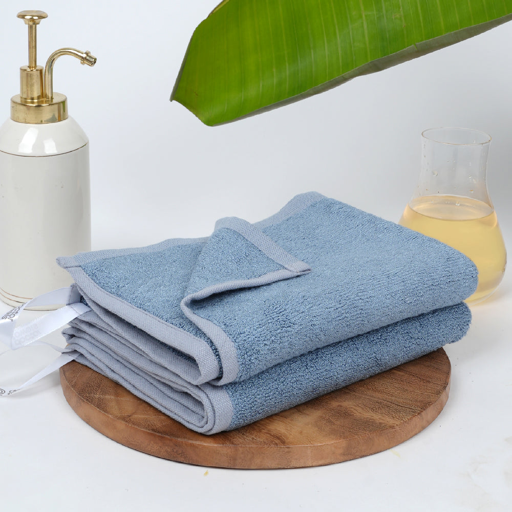 Banana Terry Hand Towel | 40 x 60 cm | Pack of 2