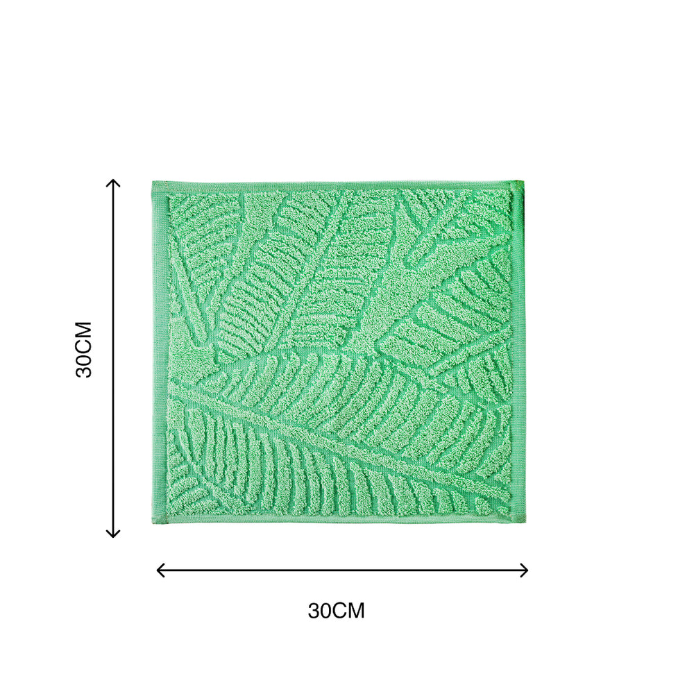 BananaFern 400 GSM Face Towel | 30 x 30 cm | Pack of 2