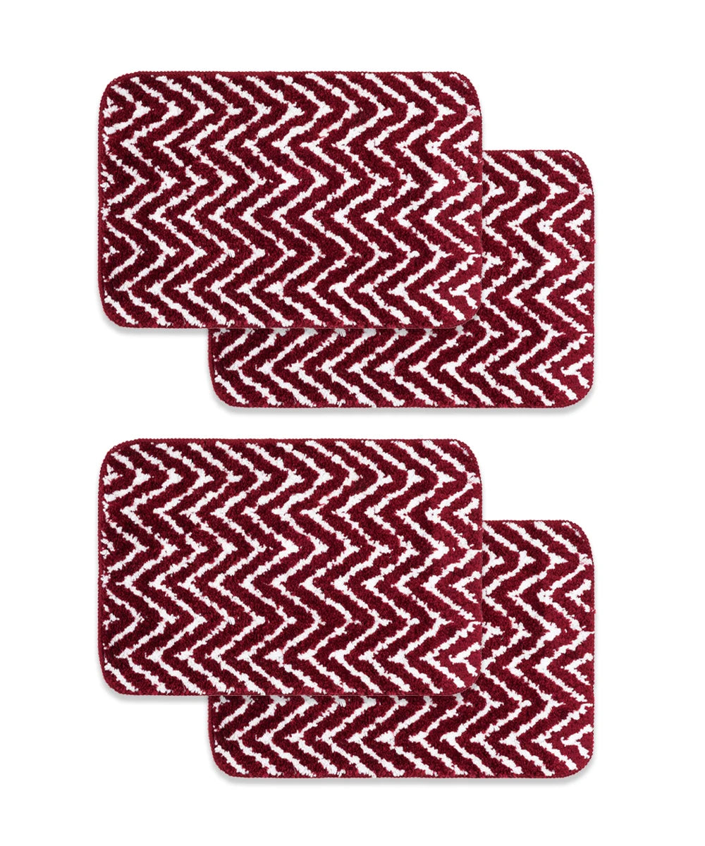 Arrow Printed Bath Mat Pack of 4