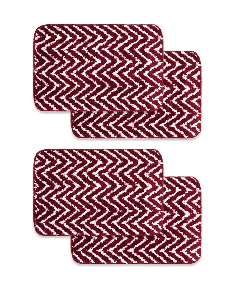 Arrow Printed Bath Mat Pack of 4