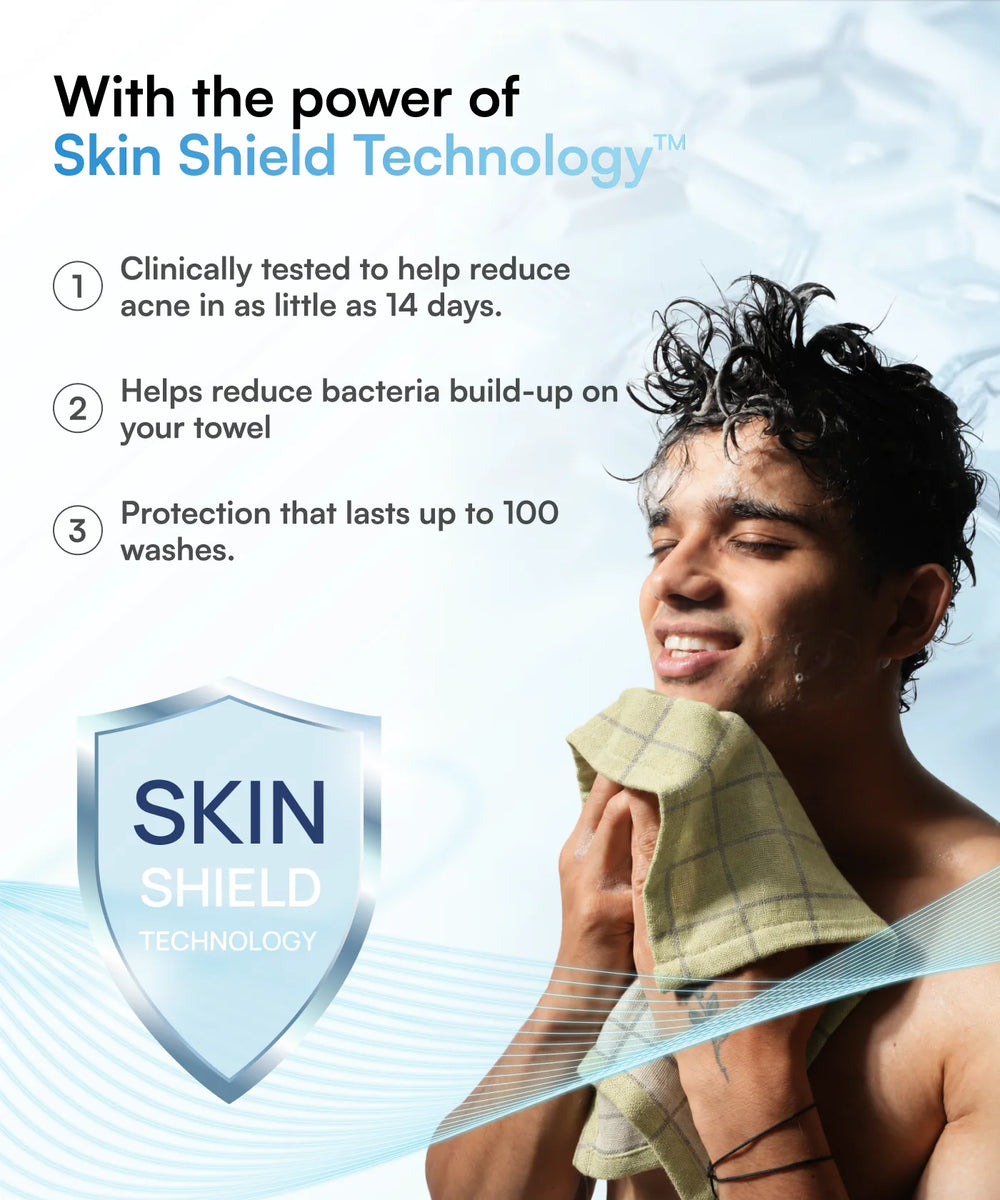 Banana Double Cloth Face Towel | 330 GSM | 30x30 cm | Pack of 2