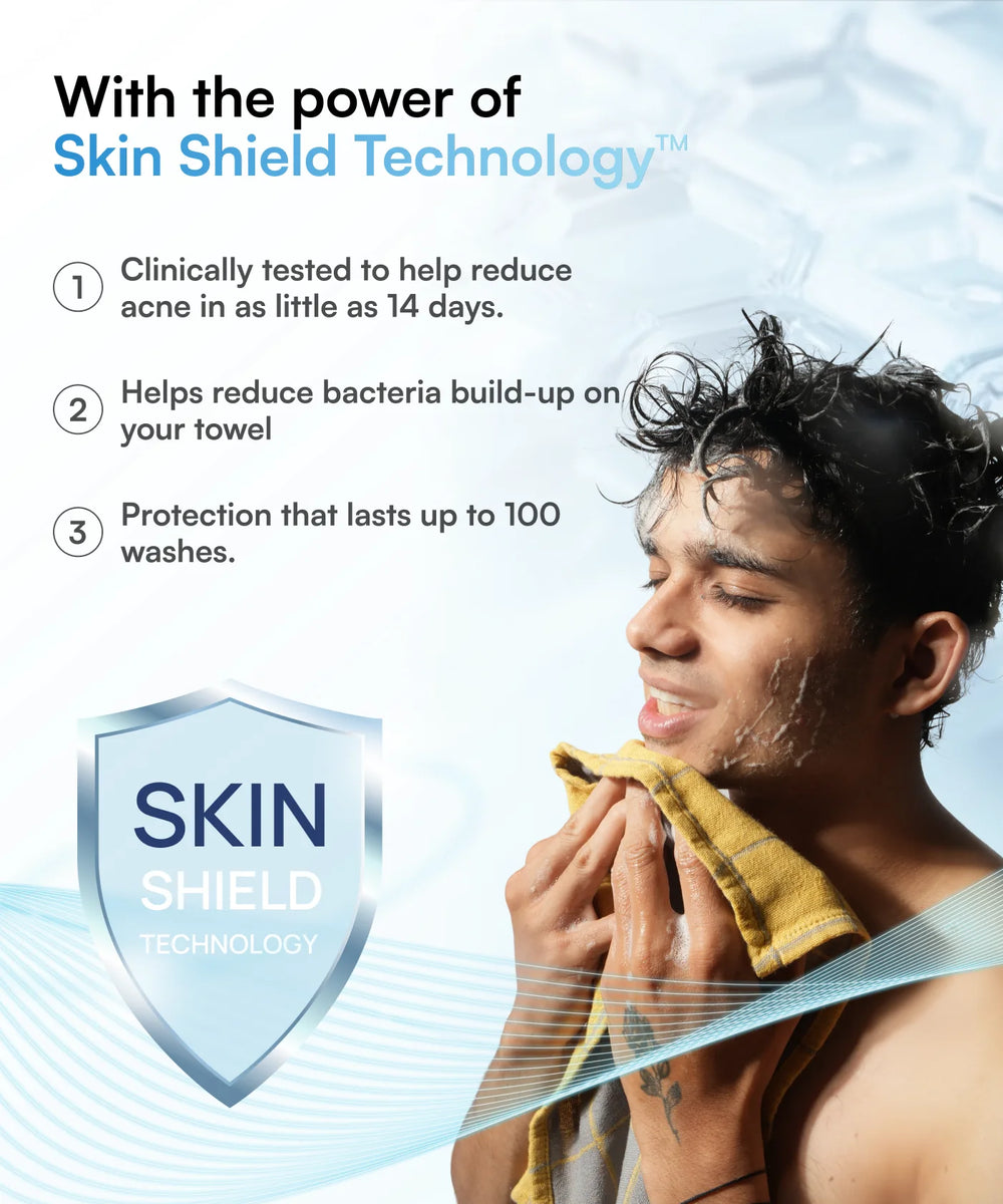 Banana Double Cloth Face Towel | 330 GSM | 30x30 cm | Pack of 2