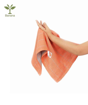Banana Double Cloth Hand Towel | 40 X 60 cm | 330 GSM | Pack of 2