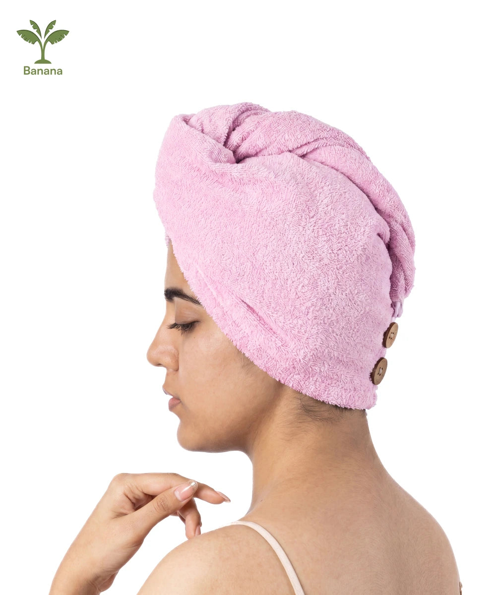 Banana Terry Hair Towel | 400 GSM | 22 x 65 x 5