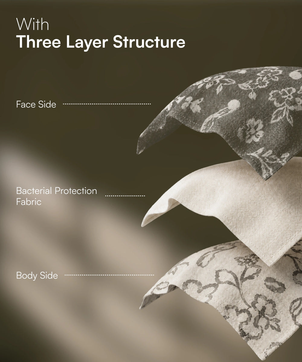 Banana Jacquard Floral Bath Towel | 210 GSM | 75 x 150 cm