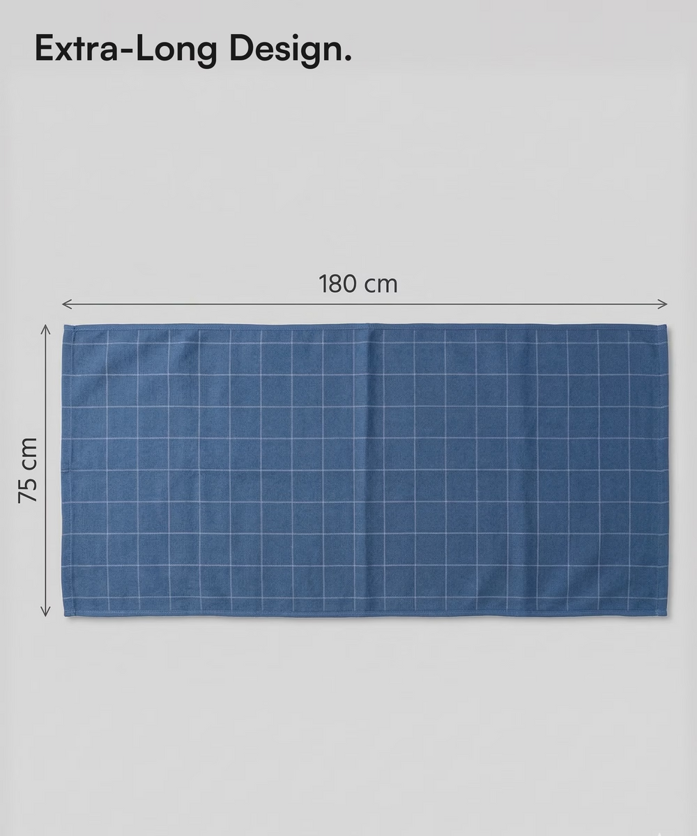 Banana Double Cloth Bath Towel Plus Size | 330 GSM | 75 x 180 cm