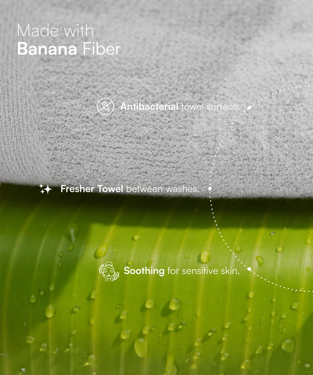 Banana Terry Bath Towel (400 GSM) (Her) | 60 x 120 cm - FS