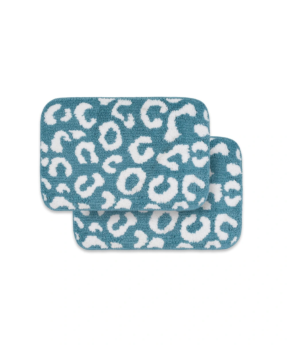 Tiger Print Bath Mat Pack of 2
