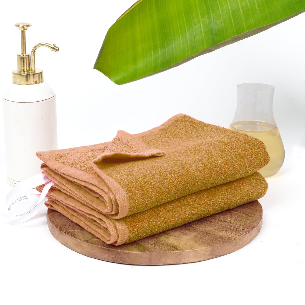 Banana Terry Hand Towel | 40 x 60 cm | Pack of 2 - FS