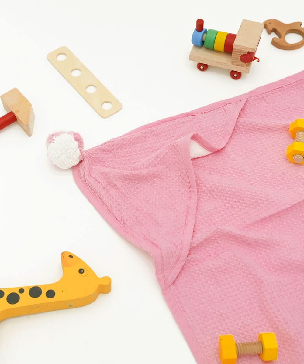 Bamboo Waffle Hooded Baby Towel