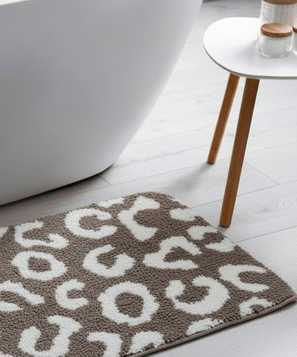 Tiger Print Bath Mat Pack of 2