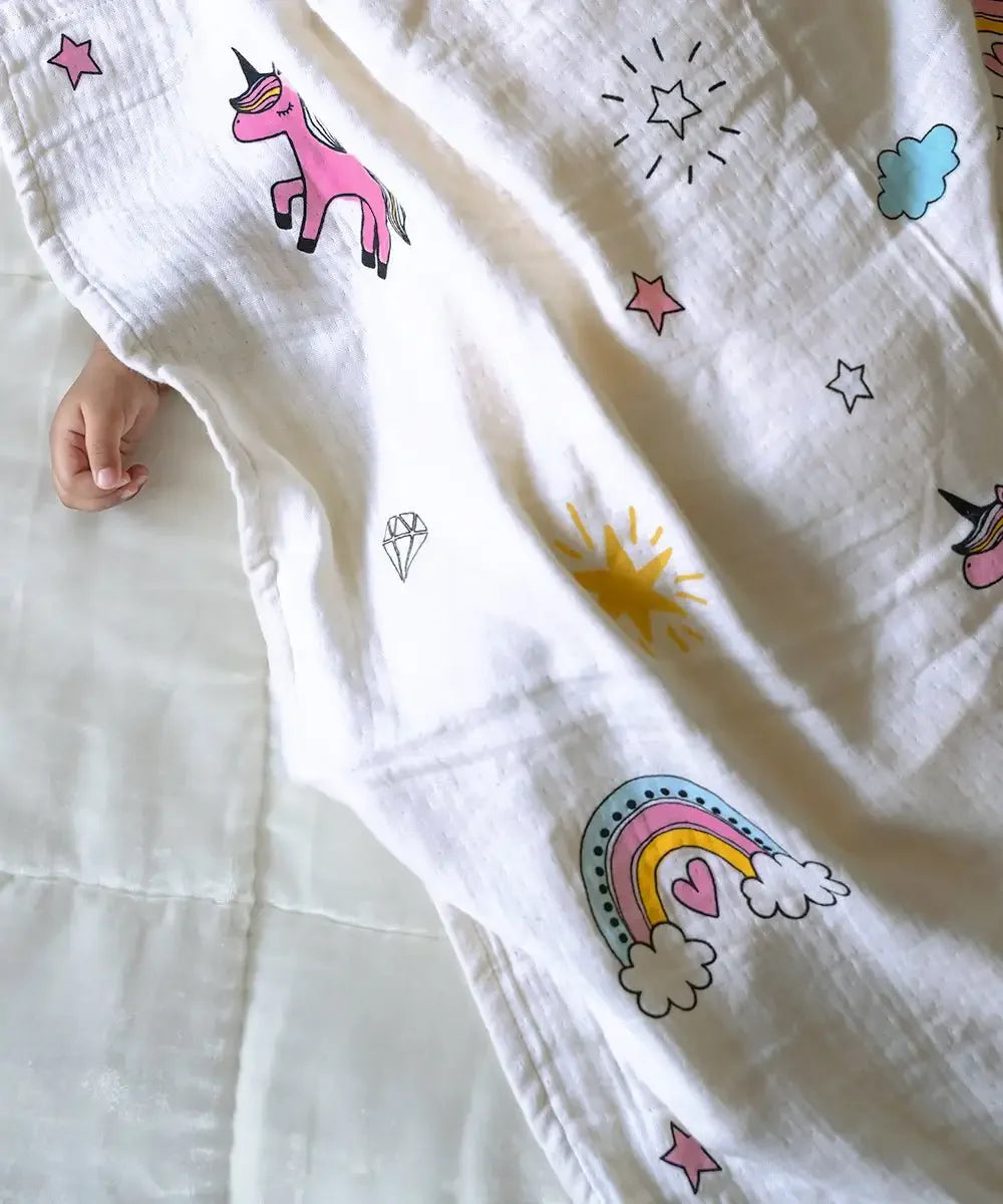 4 Layers Bamboo Baby Swaddle | 75 x 75 cm | 330 GSM