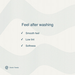 Check sensitive-skin towel reviews for smooth feel, low lint and softness after washing.