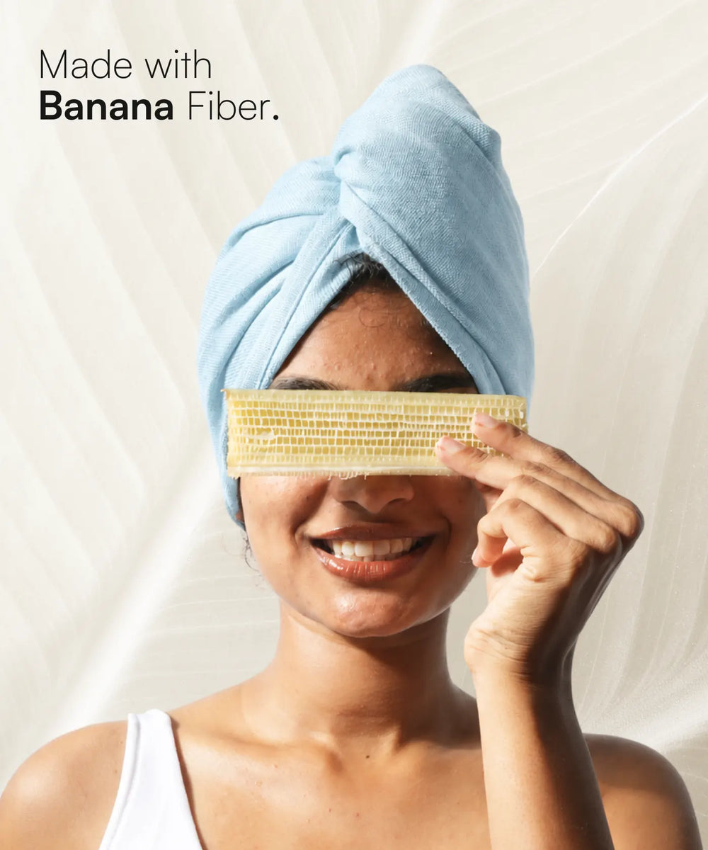Banana Terry Hair Towel | 400 GSM | 22 x 65 x 5 - FS