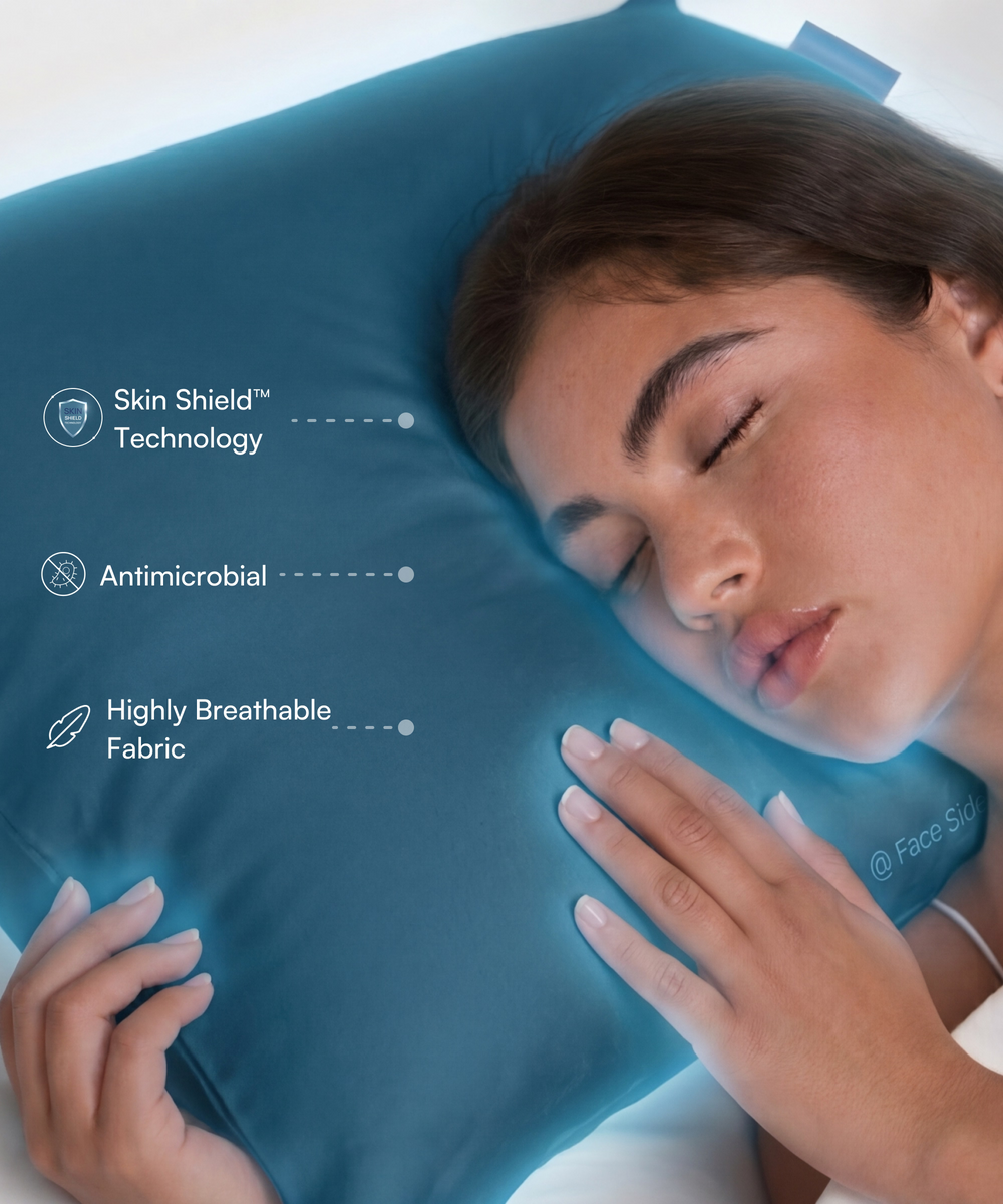 Pillowcase | Mirage Blue Color | Pack of 1