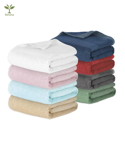 Banana Super Light weight Terry | 75 x 150 cm  | Pack of 8