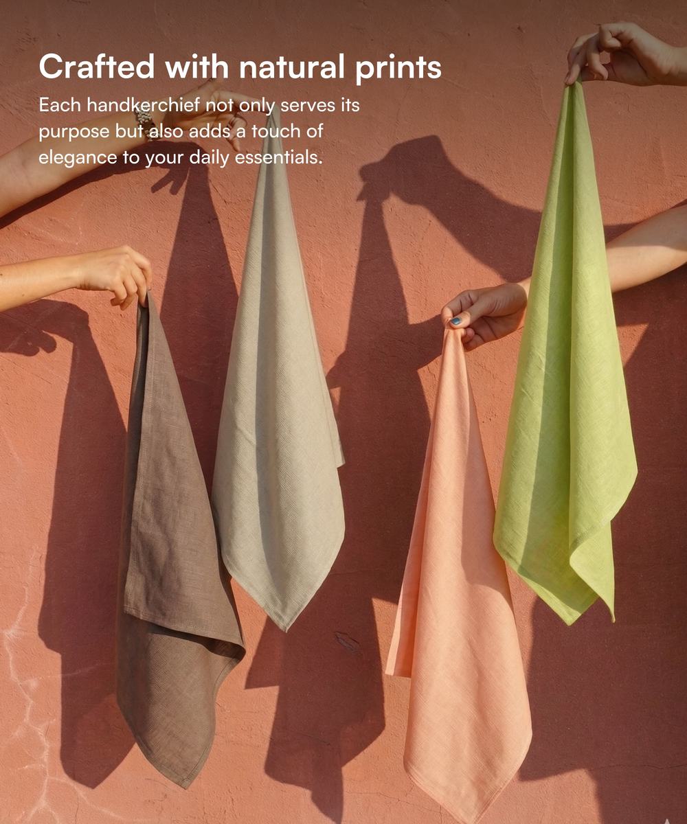 Aluvera Handkerchief | solid | 40X40 cm | Pack of 6