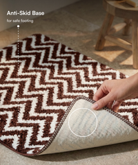 Arrow Printed Bath Mat | Picante Color | Pack of 2
