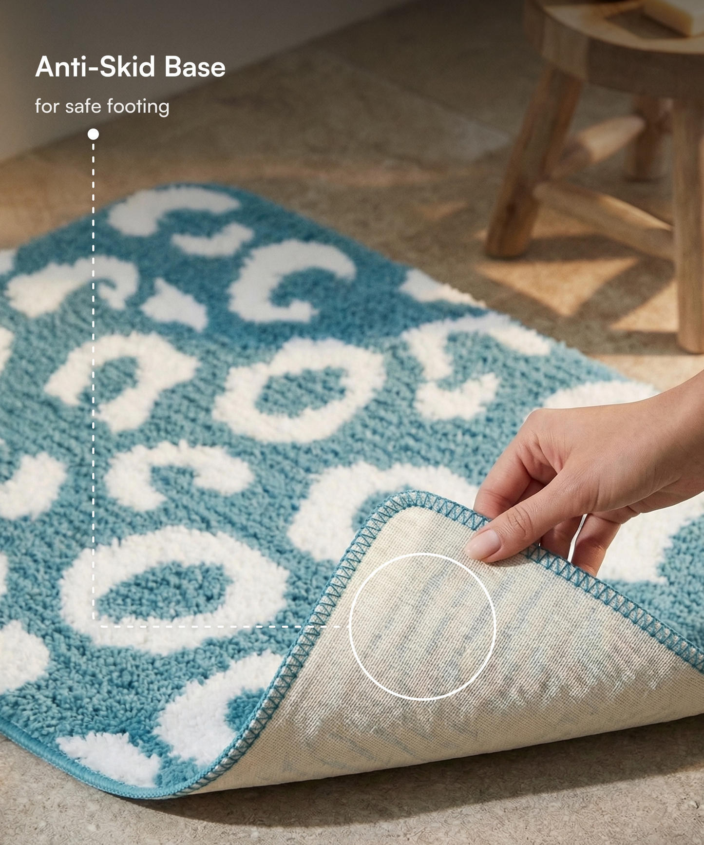 Tiger Print Bath Mat | Dragonfly Color | Pack of 2