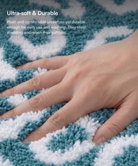 Tiger Print Bath Mat | Dragonfly Color | Pack of 2