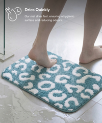 Tiger Print Bath Mat | Dragonfly Color | Pack of 2
