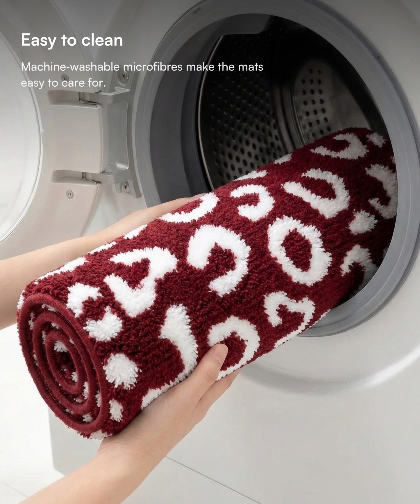 Tiger Print Bath Mat | Picante Color | Pack of 2