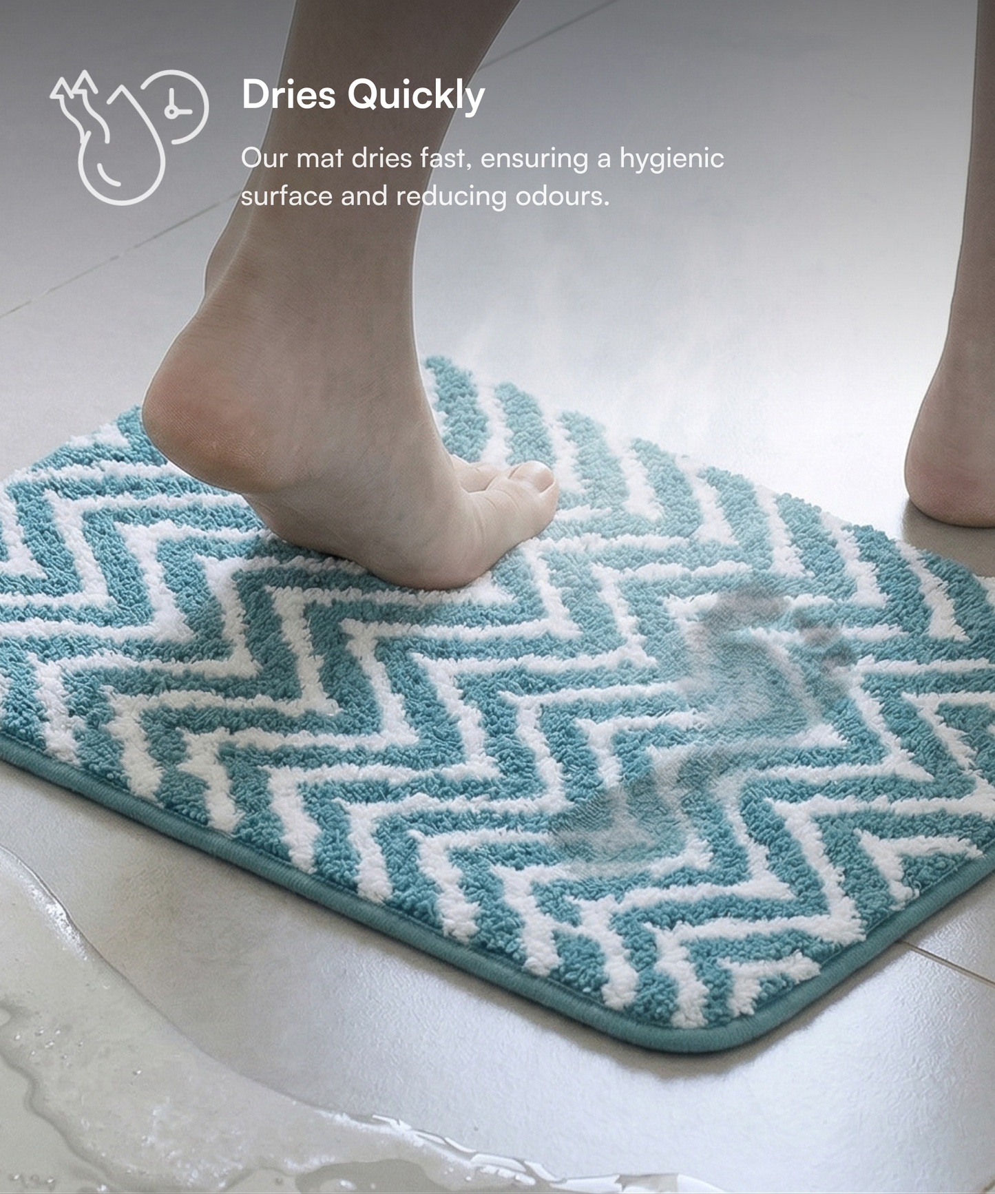Arrow Printed Bath Mat | Dragonfly Color | Pack of 4