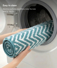 Arrow Printed Bath Mat | Dragonfly Color | Pack of 4