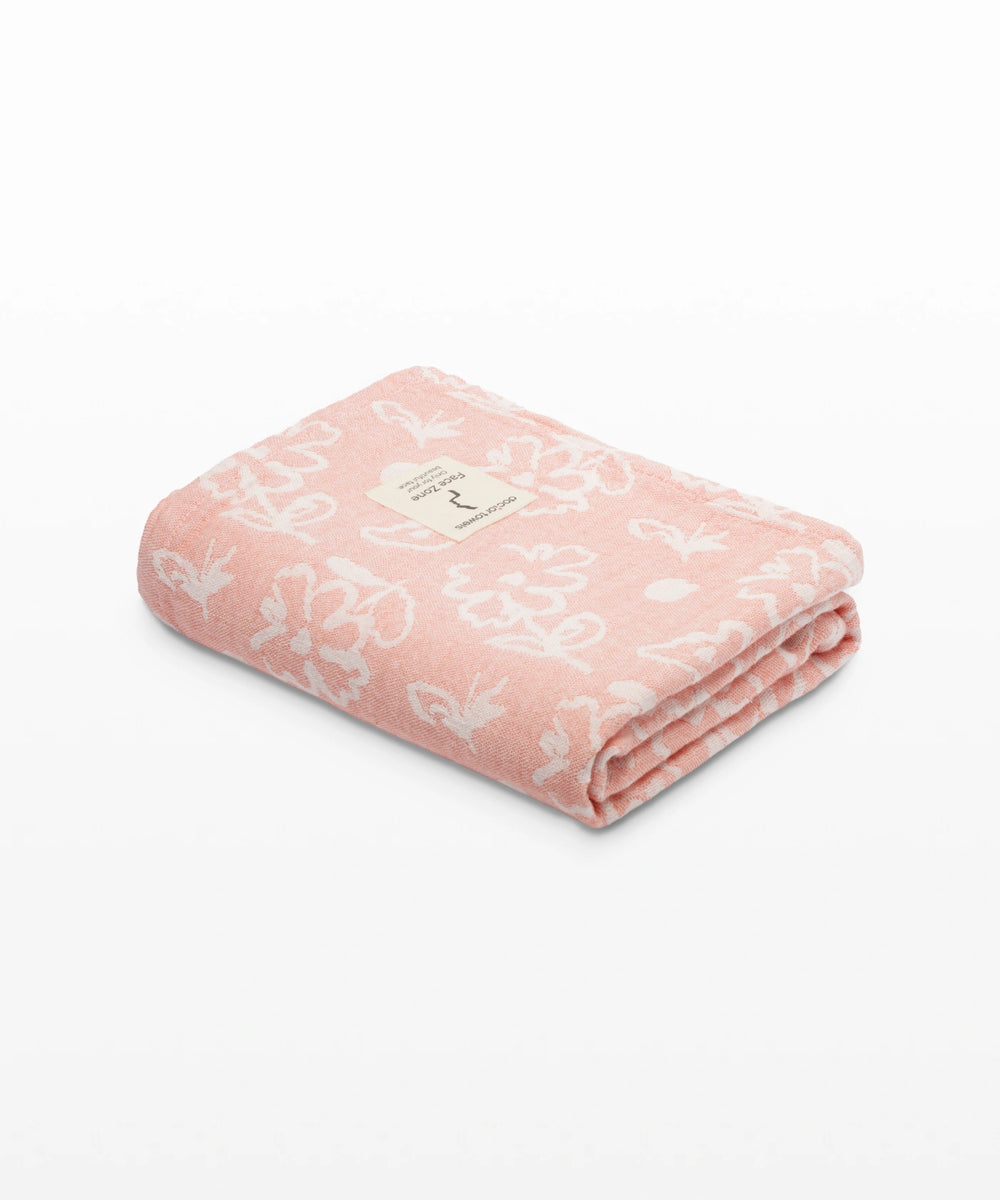 Banana Jacquard Floral Bath Towel | 210 GSM | 75 x 150 cm