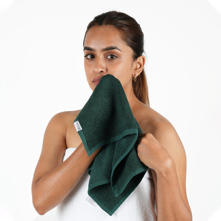 Banana X Cotton Face Towel | 40 x 40 cm | Pack of 2