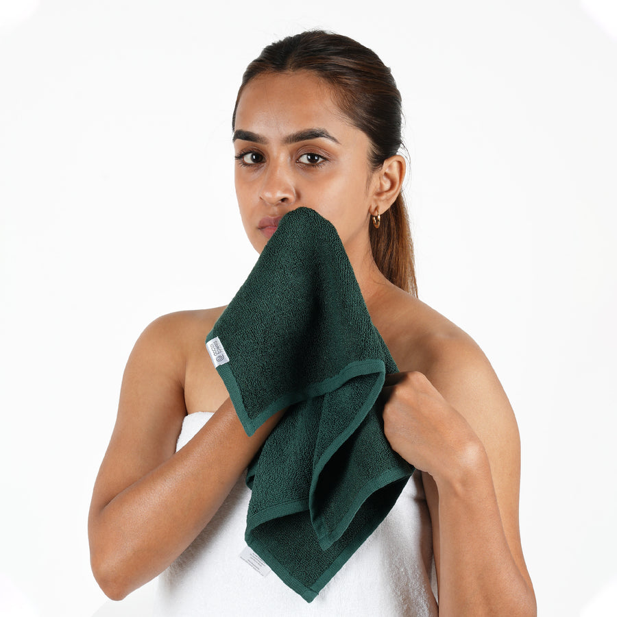Banana X Cotton Face Towel | 40 x 40 cm | Pack of 2