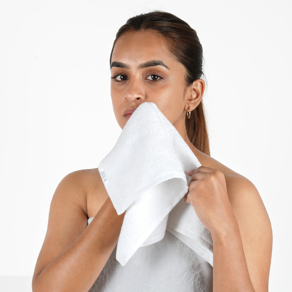 Bamboo Terry Face Towel | 35 x 35 cm | Pack of 2