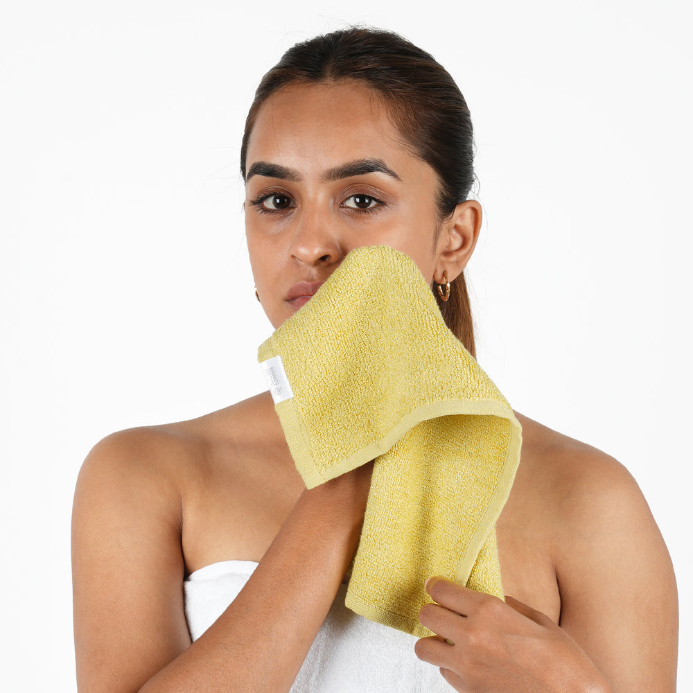Bamboo Terry Face Towel | 35 x 35 cm | Pack of 2