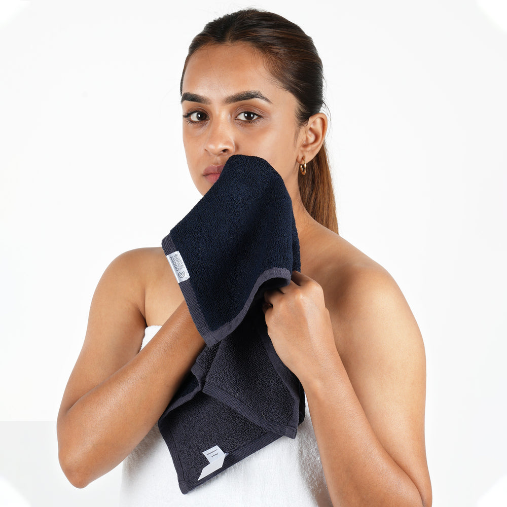 Banana X Cotton Face Towel | 40 x 40 cm | Pack of 2
