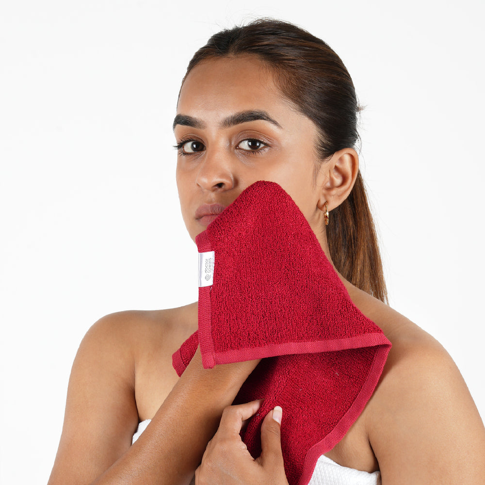 Bamboo Terry Face Towel | 35 x 35 cm | Pack of 2