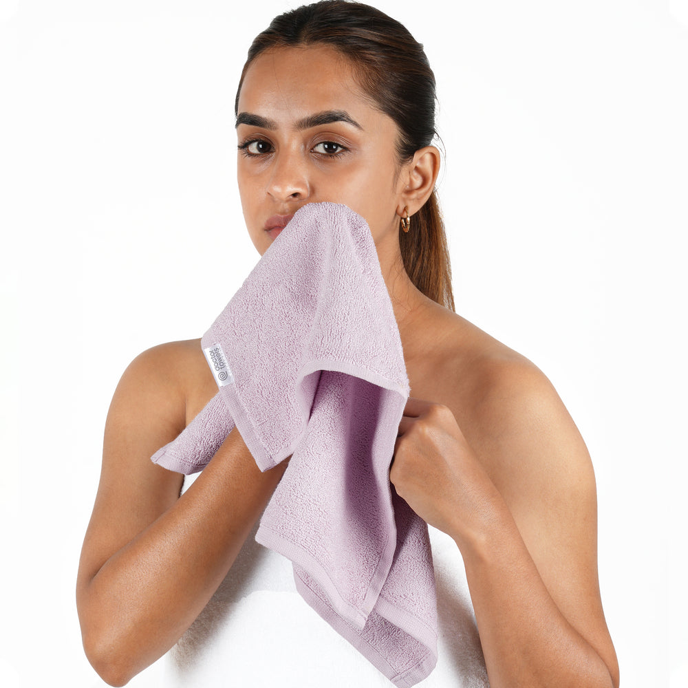 Banana Terry Face Towel | 40 x 40 cm | Pack of 2