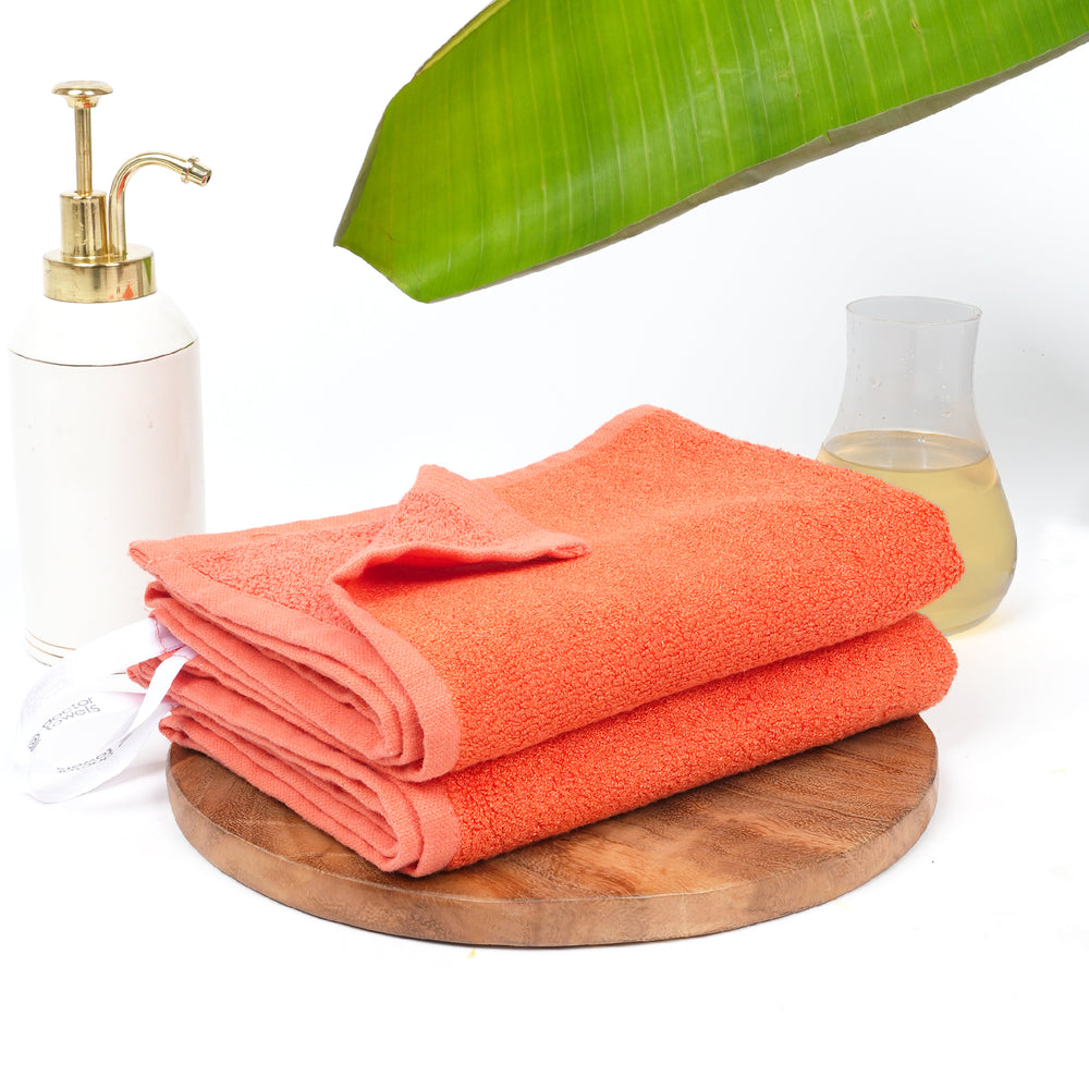 Banana X Cotton Hand Towel | 40 x 60 cm | Pack of 2