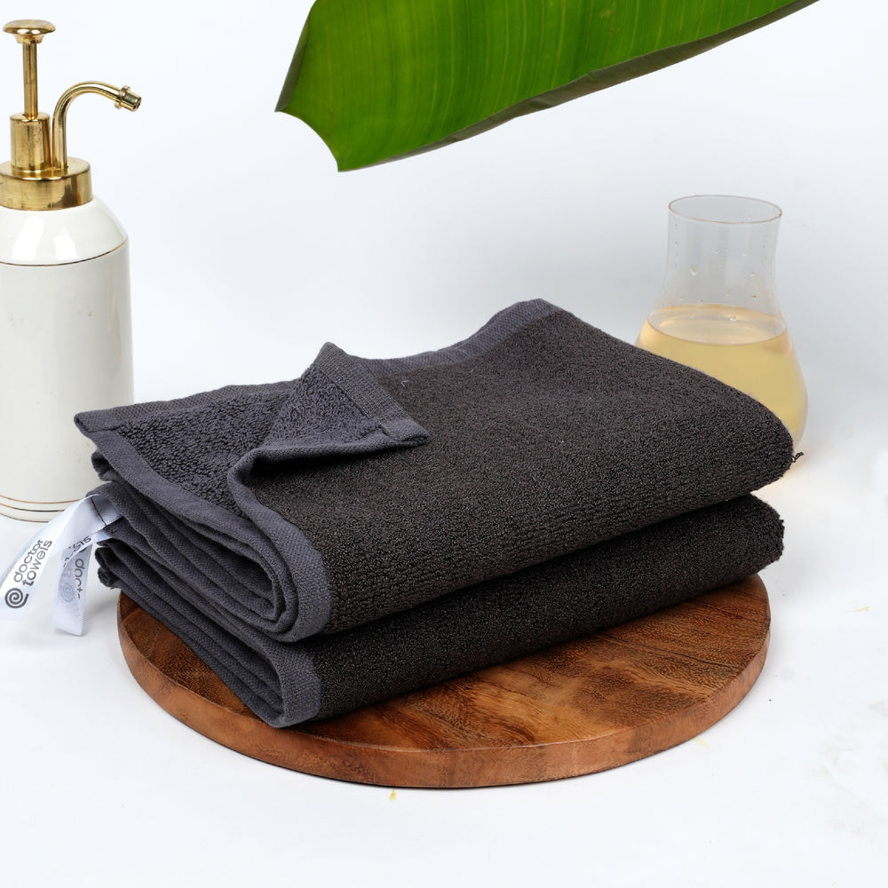 Banana X Cotton Hand Towel | 40 x 60 cm | Pack of 2