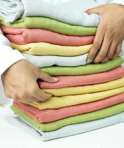 Aluvera Double Cloth Bath Towel | 75 X 150 cm - Pack of 12
