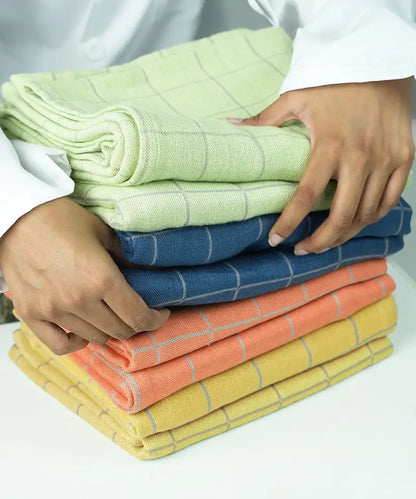 Banana Double Cloth Bath Towel | 75 X 150 cm - Pack of 8