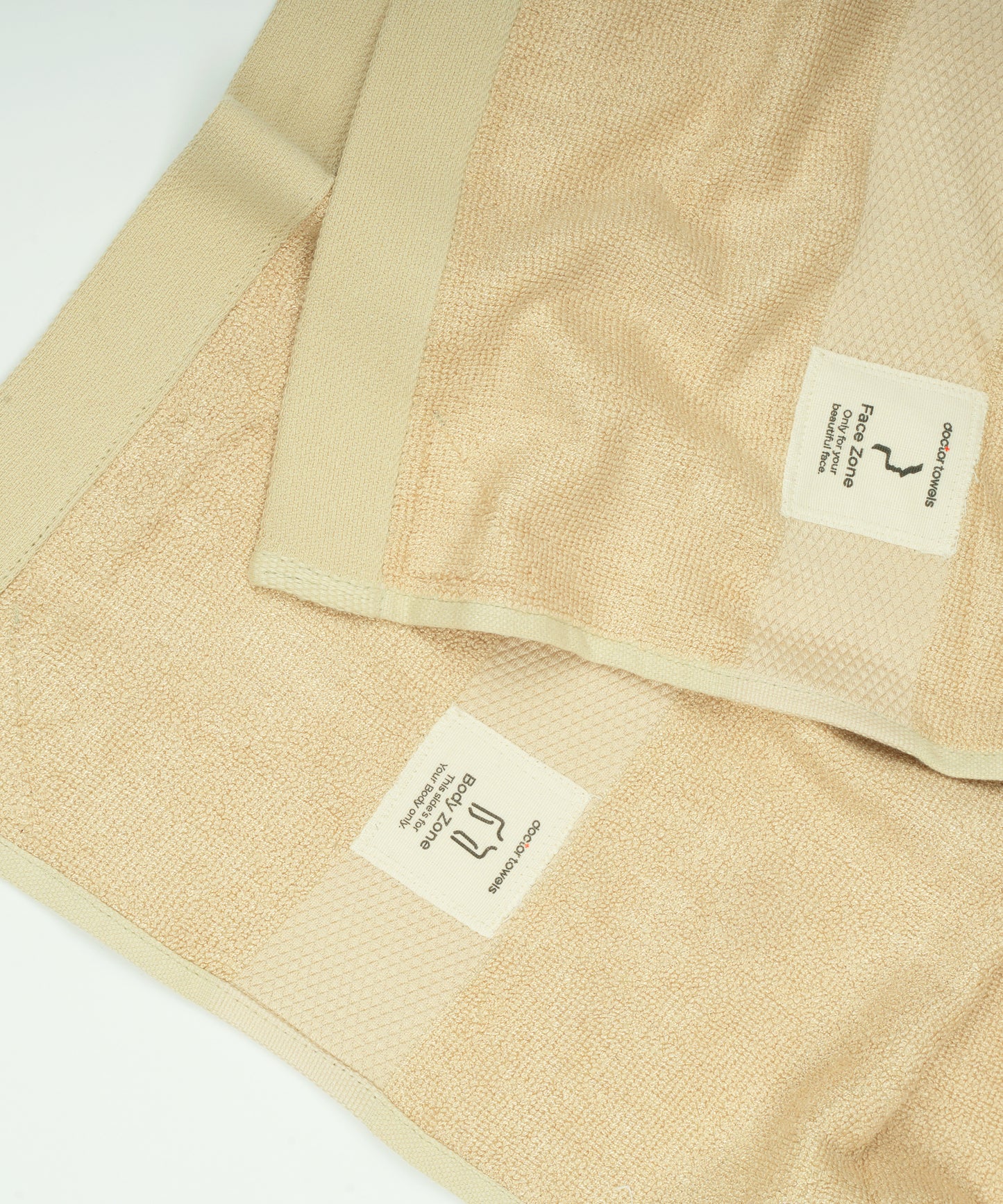 Banana Super light Weight Terry Bath Towels | 400 GSM | Pack of 2 - Biscotte Beige & Bombay Brown