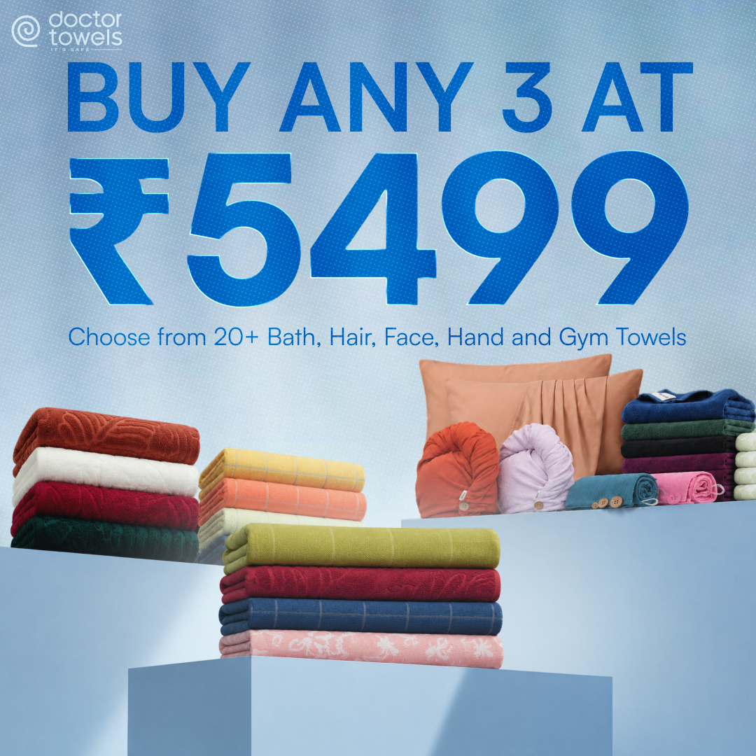 Buy 3 at ₹5,499 Doctor Towels bundle offer