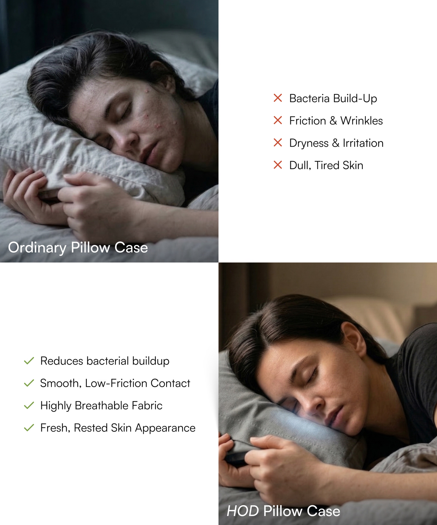 Pillowcase | Creme Vanilla Color  | Pack of 2