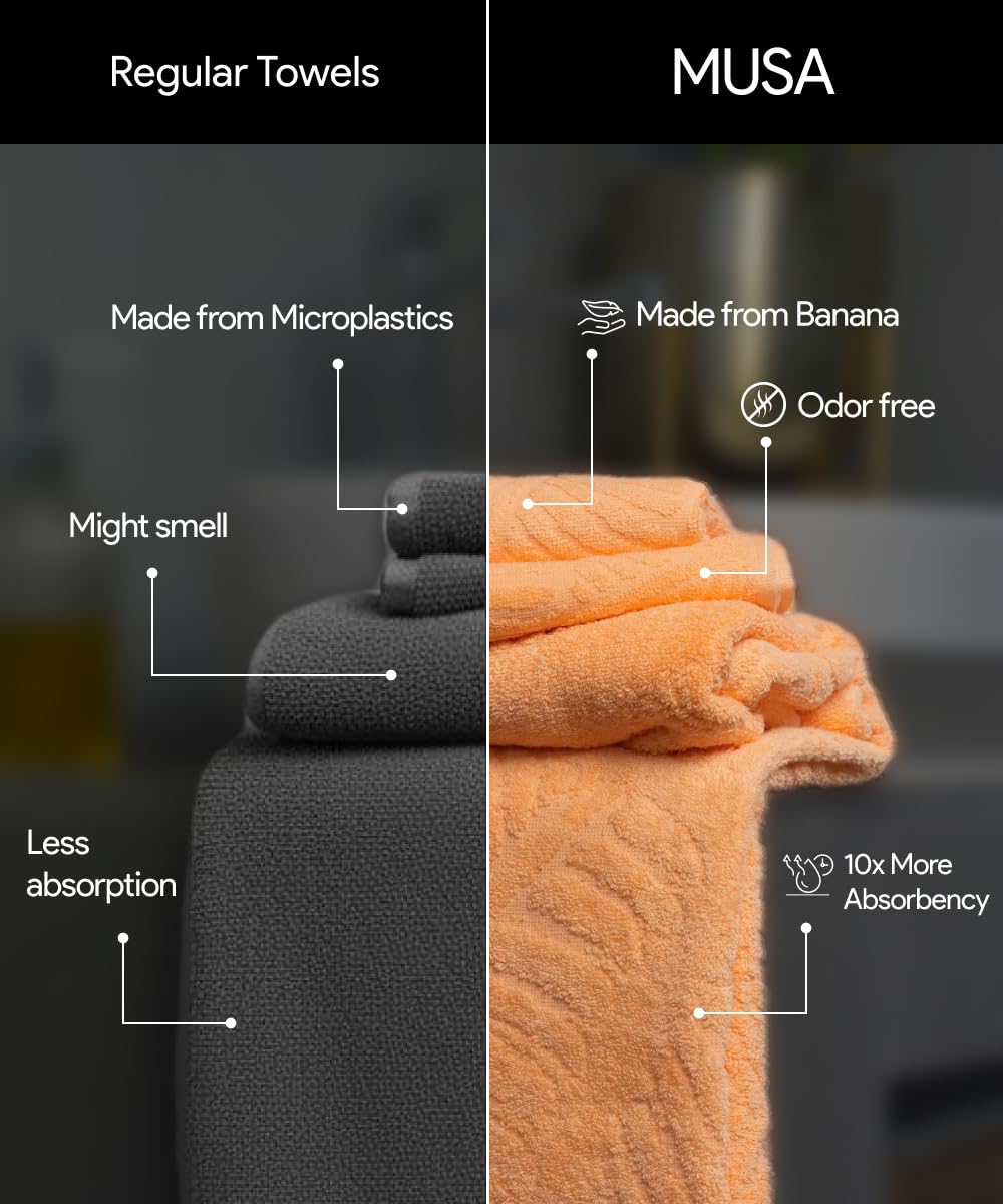 BananaFern 400 GSM Bath Towel | 75 x 150 cm | Pack of 1