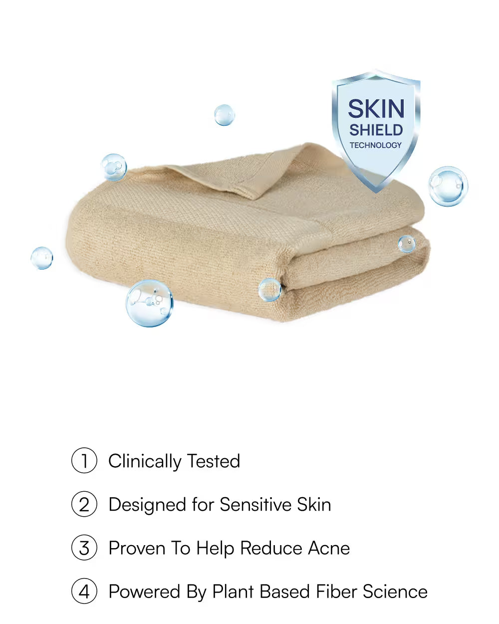 Banana Terry Bath Towels | 400 GSM | 75 x 150 cm Pack of 4