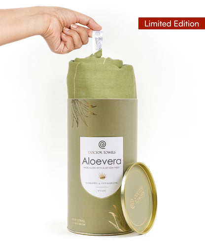 Aloevera Double Cloth Bath Towel – Gifting Canister