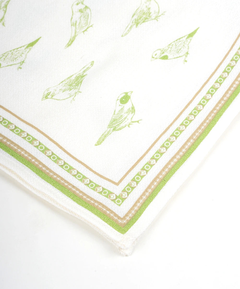 Aluvera Handkerchief | Natural Print | 40X40 cm | Pack of 6